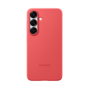 Coque Silicone Galaxy S25 Rouge