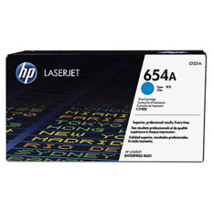 Cartouche Toner Cyan HP 654A