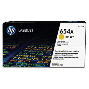 Toner LaserJet Jaune HP 654A