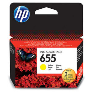 Cartouche d'encre HP 655 Jaune