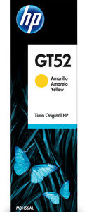 Bouteille d'encre jaune HP GT52